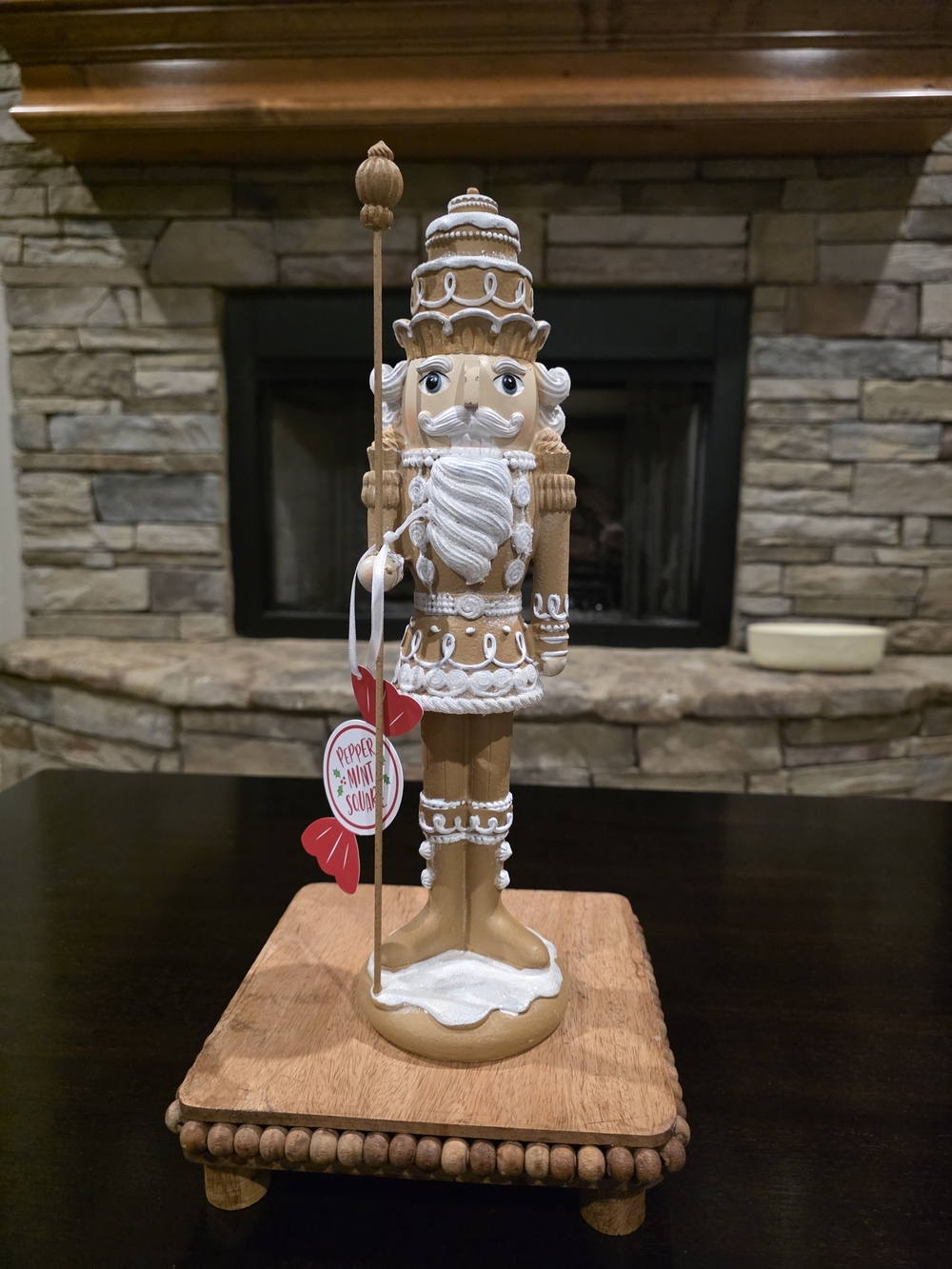 Gold and White Nutcracker Figurine Holiday Decor